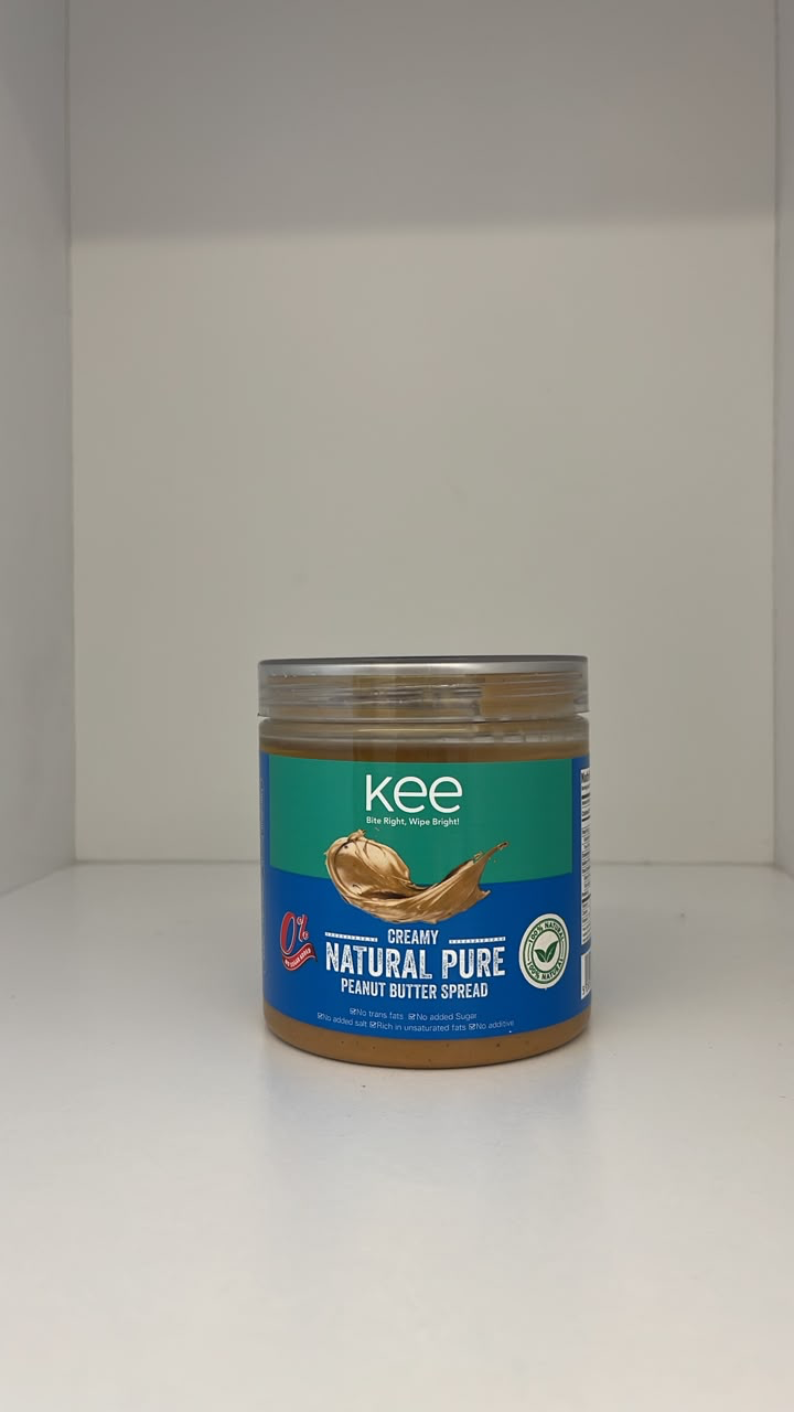 KEE Natural Pure Peanut Butter Spread - Creamy