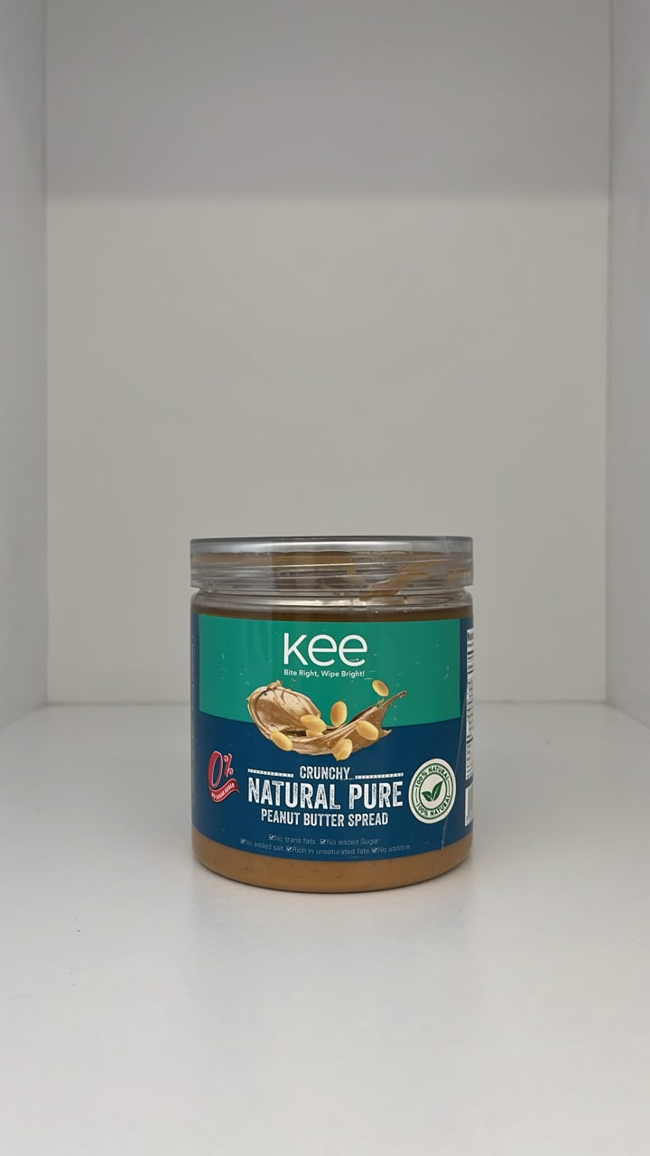 KEE Natural Pure Peanut Butter Spread - Crunchy